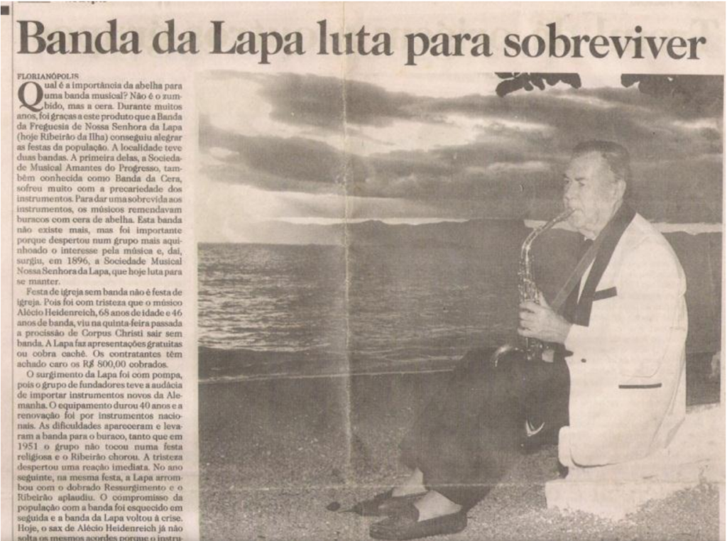 Entrevista com Seu Alécio em 1998, Banda da Lapa